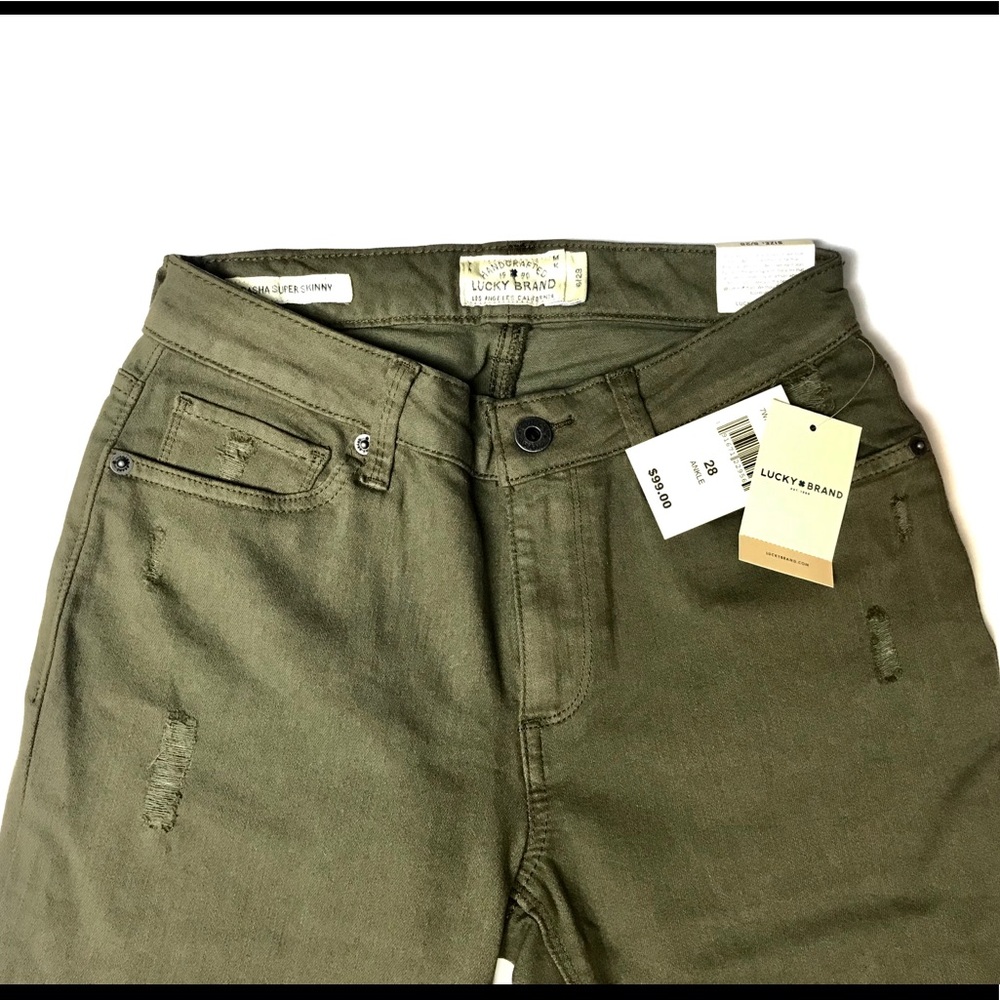 Lucky Brand hand crafted super skinny jeans